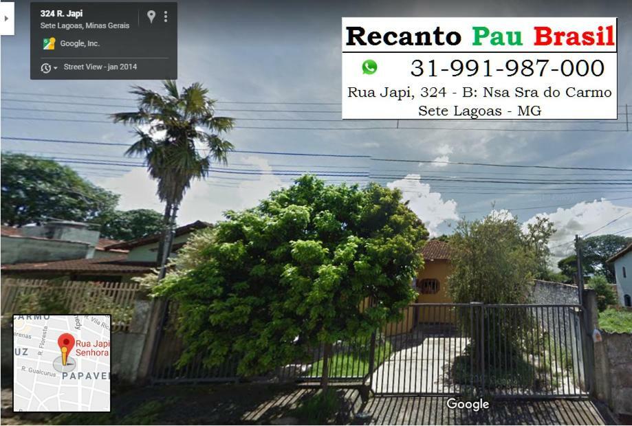 Recanto Pau Brasil Sete Lagoas Eksteriør billede